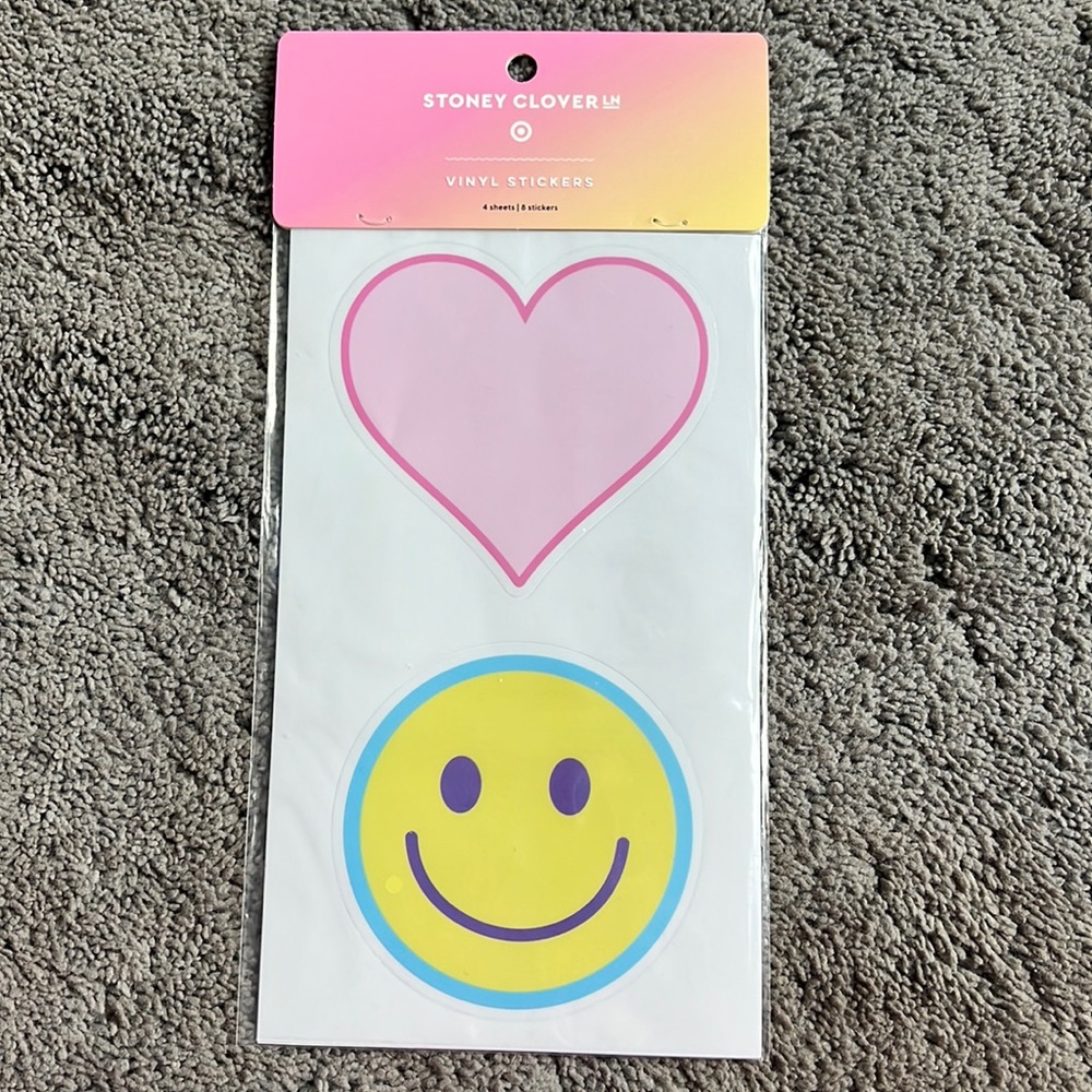 Stoney Clover Lane target collab vinyl stickers